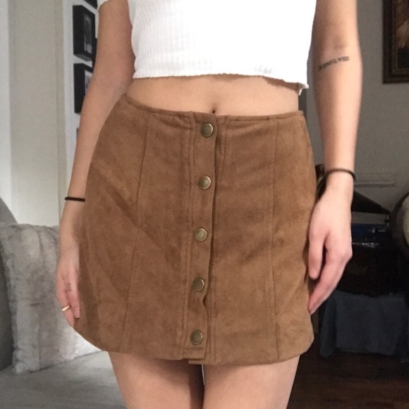 Lf suede skirt - Picture 2 of 3